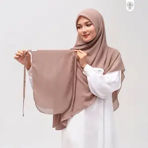 GSF - Cadar Niqab 2 layer Ceruty Babydoll Muslim  Ceruti