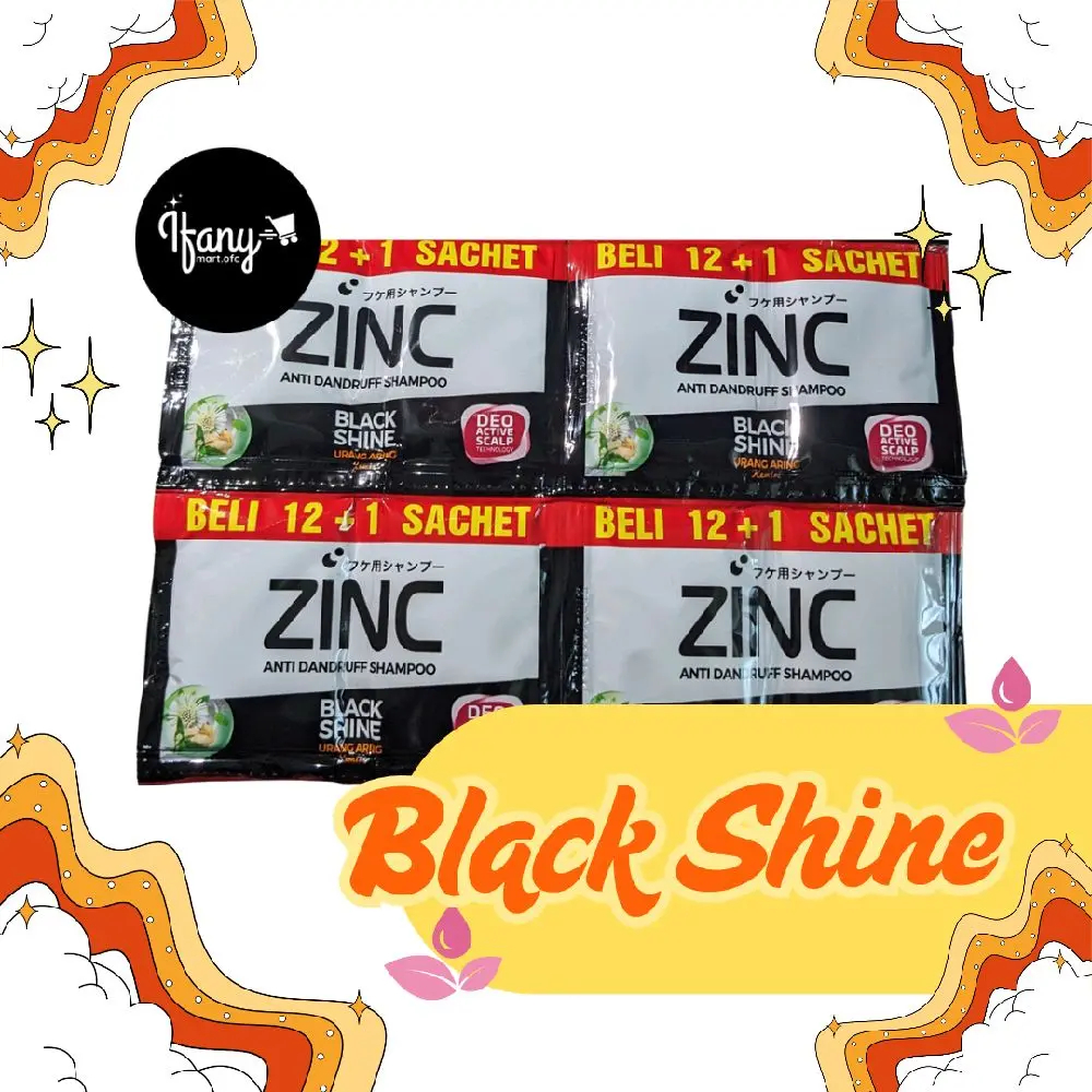 4 Renceng Shampoo Zinc Black Shine