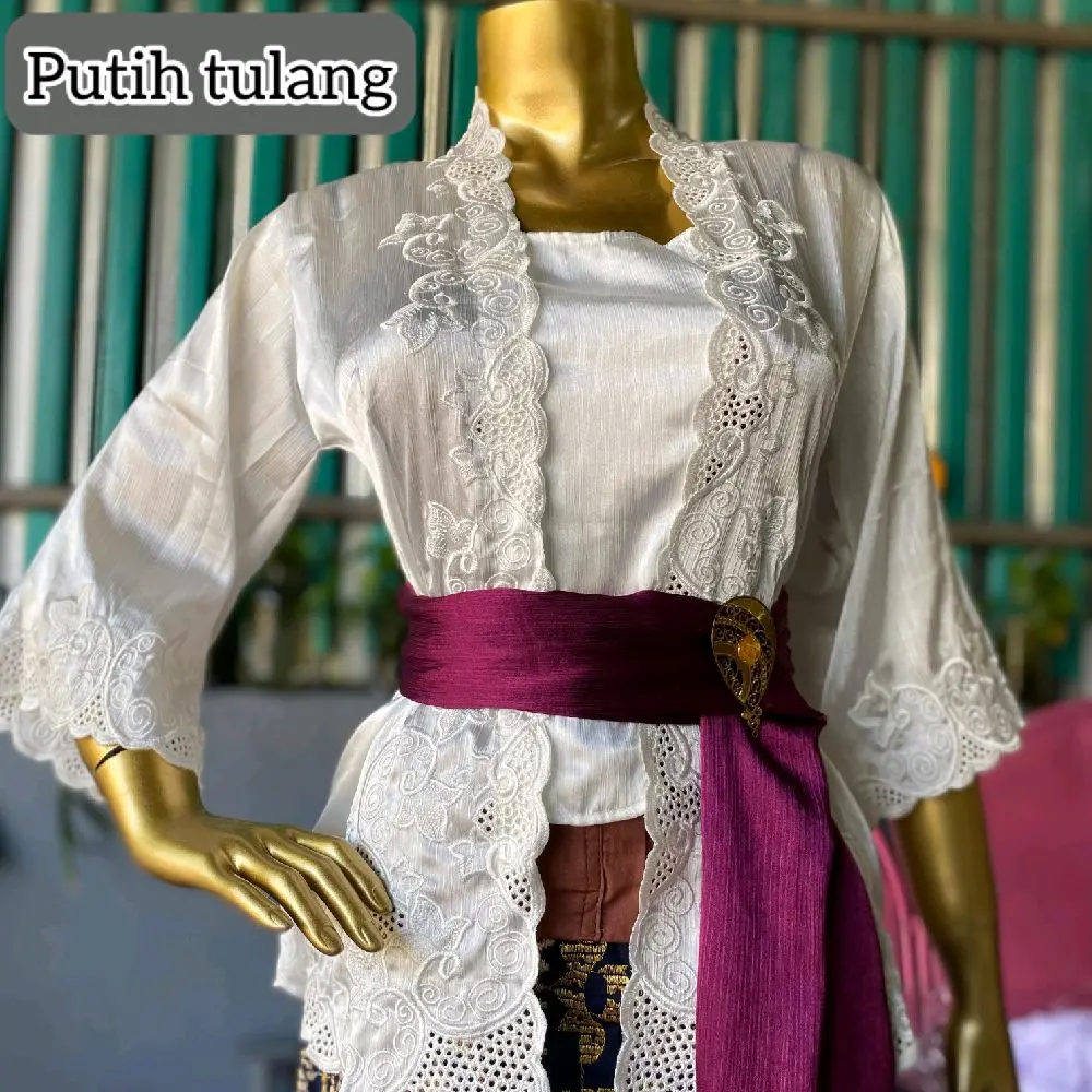 Kebaya Jadi Dewasa Bordir || Kebaya Jadi Dewasa Bordir Silky
