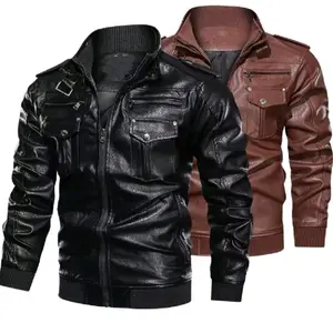 Jaket Kulit Pria Slim Fit COD Terbaru 2025 - Lembut dan Nyaman