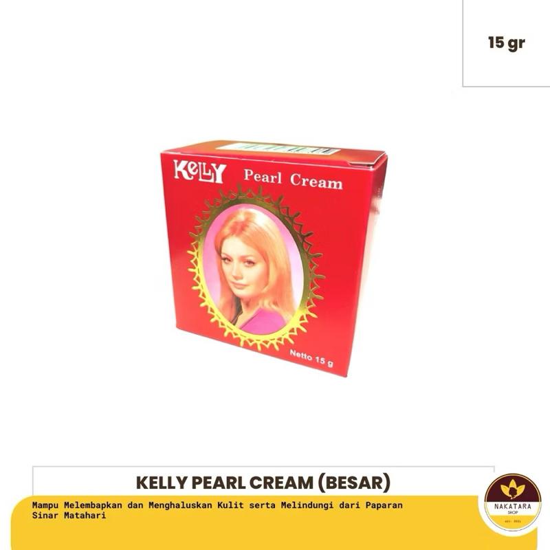 Kelly Pearl Cream Ukuran 5gr dan 15gr Original // krim wajah 2