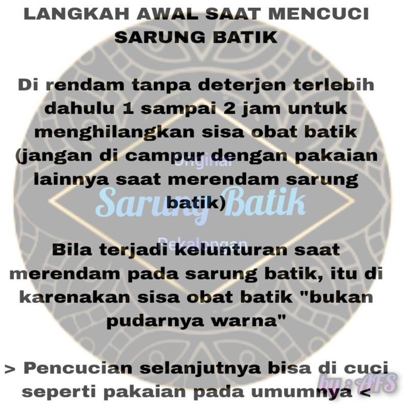 Product Introduction of Sarung Batik Wanita Rayon Goyor Premium Sarung Santri Sudah Di Jahit Sarung Batik Pekalongan Motif Keren Nyaman di pakai Muslim 13