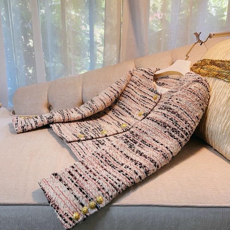 LAN ANH Áo dạ Đan Hồng xinh xỉu mix màu Phối cúc đồng đủ size Hàng Hàng Châu cao cấp