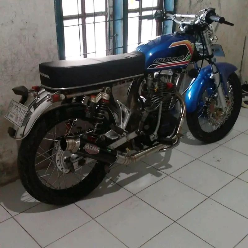 kenalpot racing AJM ORIGINAL tipe kompetisi p25 black leheran Roll Bending bahan full stenlish inlet50mm 2