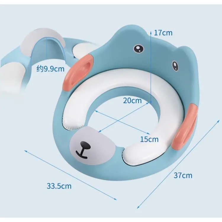 Toilet Training Anak Baby Potty Seat Closet Dudukan Kloset + Handle BPA FREE 5