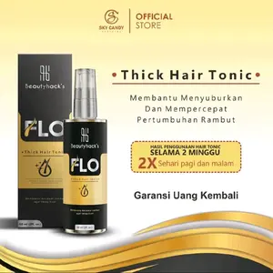 Flo Hair Tonic Treatment Penumbuh Rambut Rontok & Atasi Kebotakan Dini Pada Pria