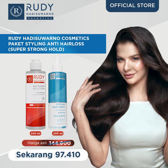 Gambar [BUNDLE] Rudy Hadisuwarno Cosmetics Paket Styling Anti Hairloss (Super Strong Hold) dari Martha Tilaar Shop_NEW Kota Administrasi Jakarta Timur Tokopedia