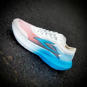 Zevma Rausta Speed .1 White Blue - Sepatu Olahraga Running Lari Pria Wanita Sneakers Kasual Senam