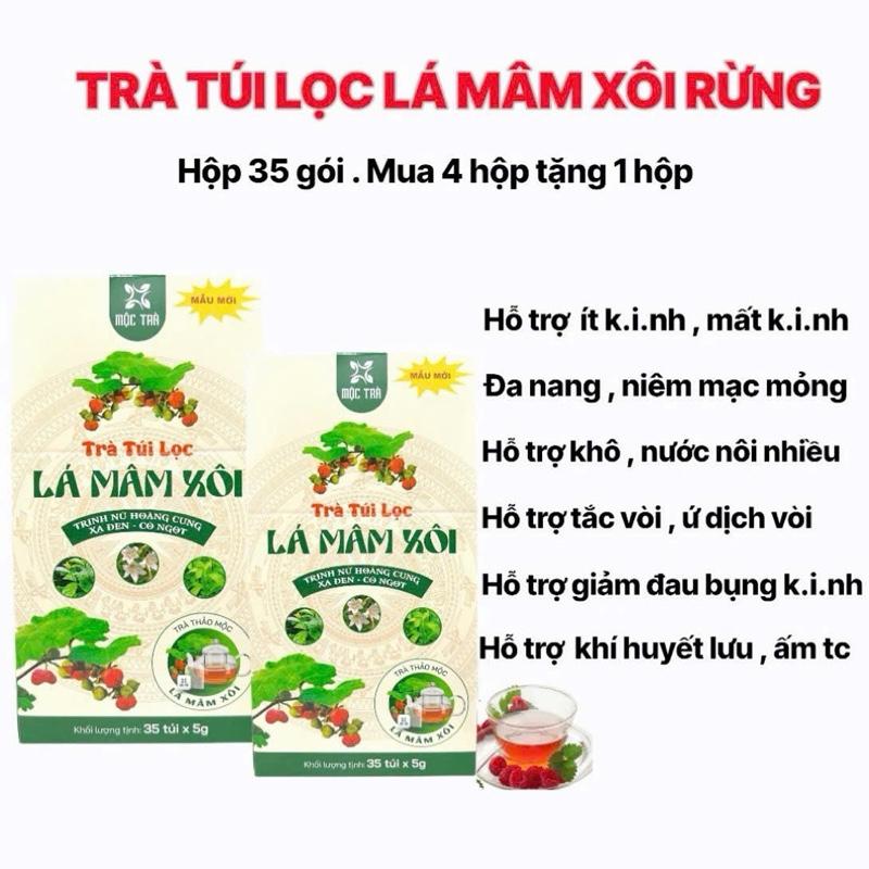 Trà Lá Mâm Xôi Rừng Bốn Vị Ngon Ngọt