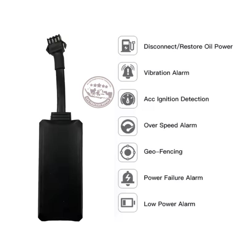 GPS Tracker Motor GX-01+Tracksolid Lifetime Bisa Cut Off/Matikan Mesin 9