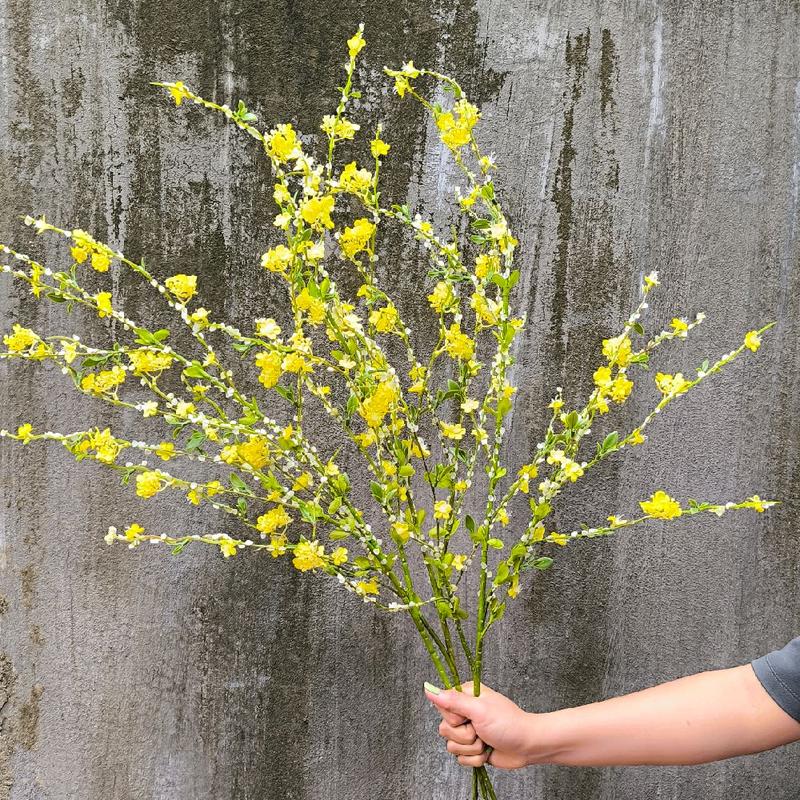  Cành Tuyết Mai giả cành dài 120 cm hàng loại 1 đủ nhánh trang trí tết siêu đẹp mimishophoalua. 