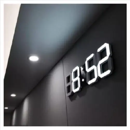 JAM DINDING DIGITAL LED/JAM MEJA-ALARM-SUHU/JAM 3D BESAR MODERN 0
