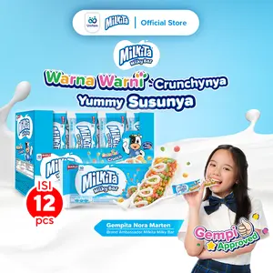 Milkita Milky Bar Snack Susu Asli - 1 Box (isi 12 Pcs)