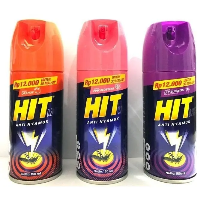 HIT Obat Nyamuk Semprot Mini 150ml - Spray Anti Serangga / Kecoa 0