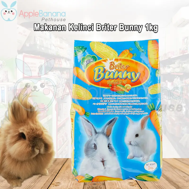 Makanan Kelinci BRITER BUNNY 1 Kg Carrot Rabbit Food Britter Bunny 2
