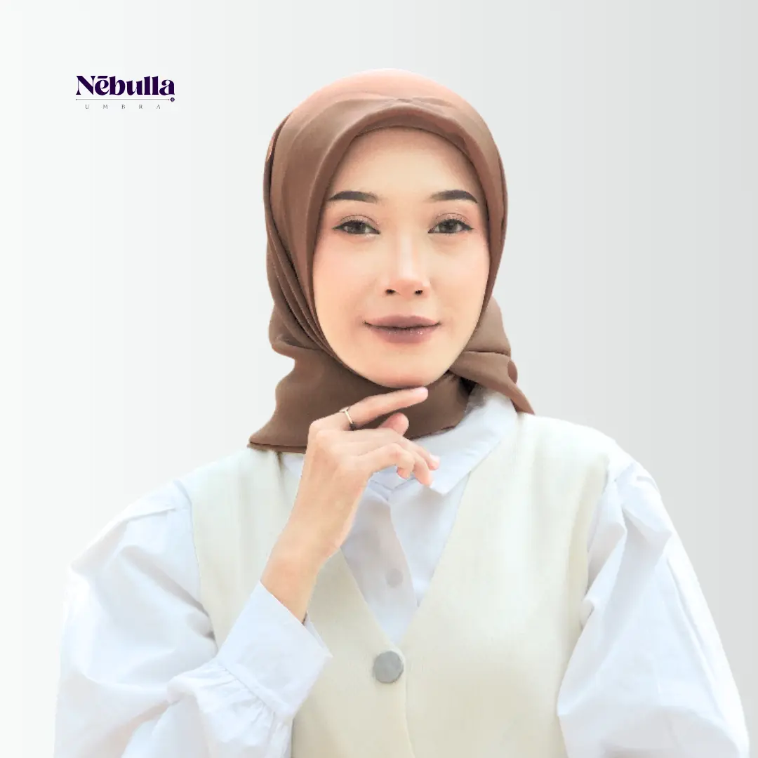BUY 1 GET 1 Nebulla Umbra   Milo Kerudung Plain Square Premium Polycotton