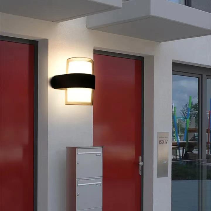 Product Introduction of Modern Simplicity LED waterproof wall lamp aluminum Acrylic indoor and outdoor bedroom patio loft villa lighting fixture sconces 4