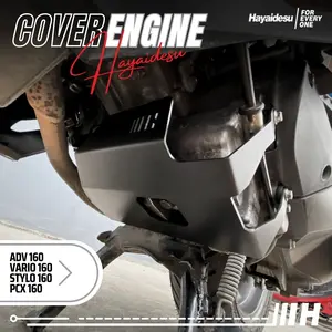 Hayaidesu Engine Cover Pelindung Bawah Mesin Motor Honda PCX 160, STYLO 160 , ADV 160 & VARIO 160