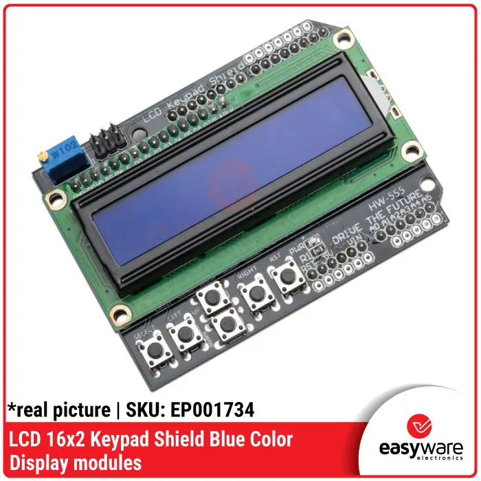LCD 1602 KEYPAD SHIELD ARDUINO LCD KEYPAD SHILED