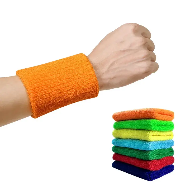 Wristband Pergelangan Tangan Olahraga Wrist Guard Band Sport Gym Fitness Handuk Sweat Absorbant