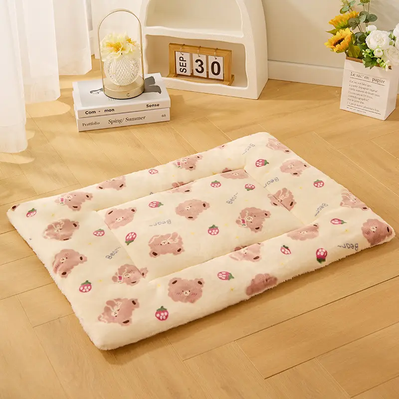 Thảm Cho Mèo, Dày Và Ấm Áp, Được Làm Bằng vải nỉ Hai Mặt, Thích Hợp Cho Giường Cho Mèo Và Chó, Dễ Lau Chùi 7