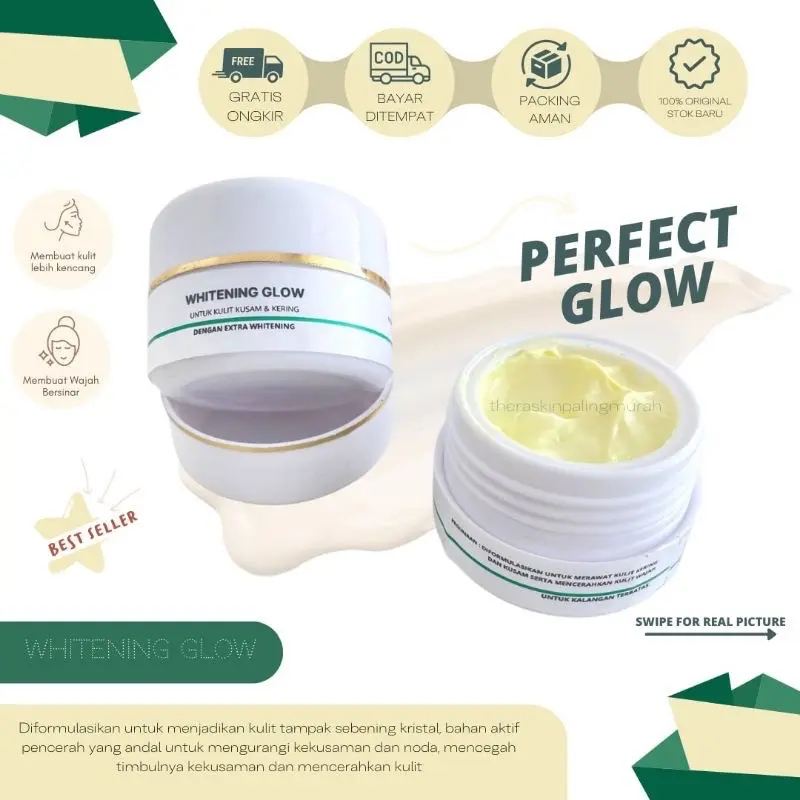 night cream whitening glow theraskin