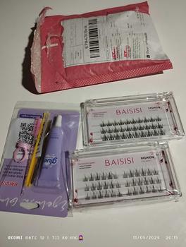 Product Review of BAISISI Bulu Mata Palsu Individual Lashes A11 Super Natural Segmentasi | Eyelash Extension | Douyin Lashes | Eye Make Up from T**g 1