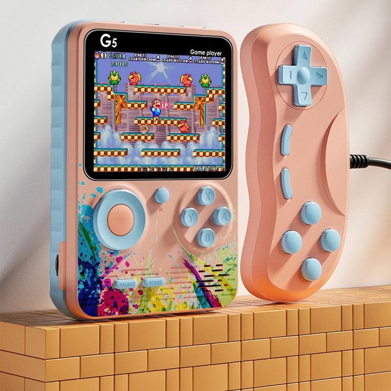 Portable Game Player Built-in Classic 500 Games Connect to TV or Gamepad G5 2 Player Game Boy Game 0