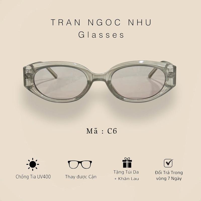  TRI ÂN - MÃ C6 mắt kính thời trang dành cho nam nữ 