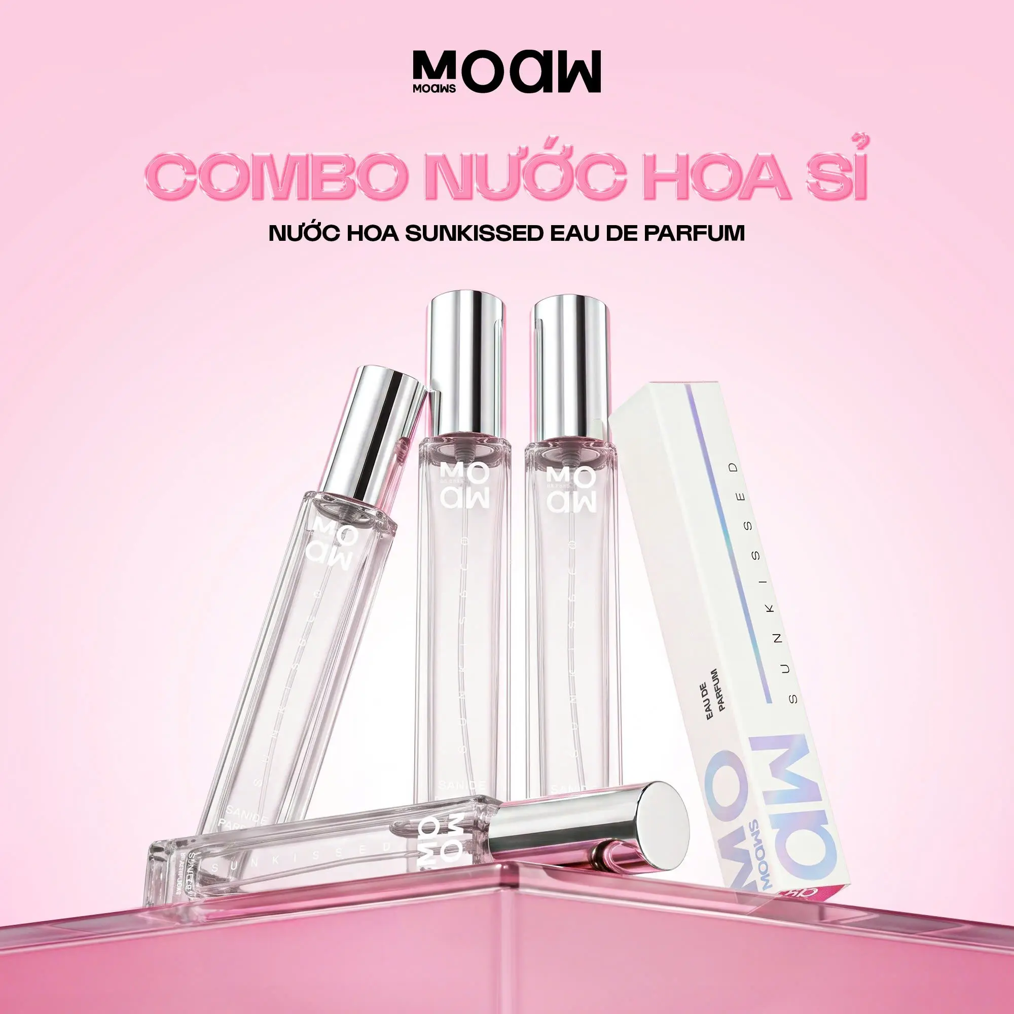 [COMBO SỈ - PERFUME] Nước Hoa Eau de Parfum Moaw Moaws Sunkissed - Mùi Phấn, Thơm Lâu, Sang Chảnh, Ngọt Ngào - Dầu Thơm Đi Học Unisex