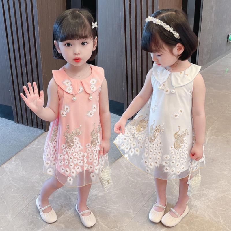  Váy Trẻ Em Váy Công Chúa Mùa Hè Màu Trắng Xanh Dương Và Hồng Phát Hành Mới Năm 2025 pink  dress  girl  pool  party váy  trẻ  em  tuổi  7  8  9  đầm bé gái đi đám cưới princess  dresses 