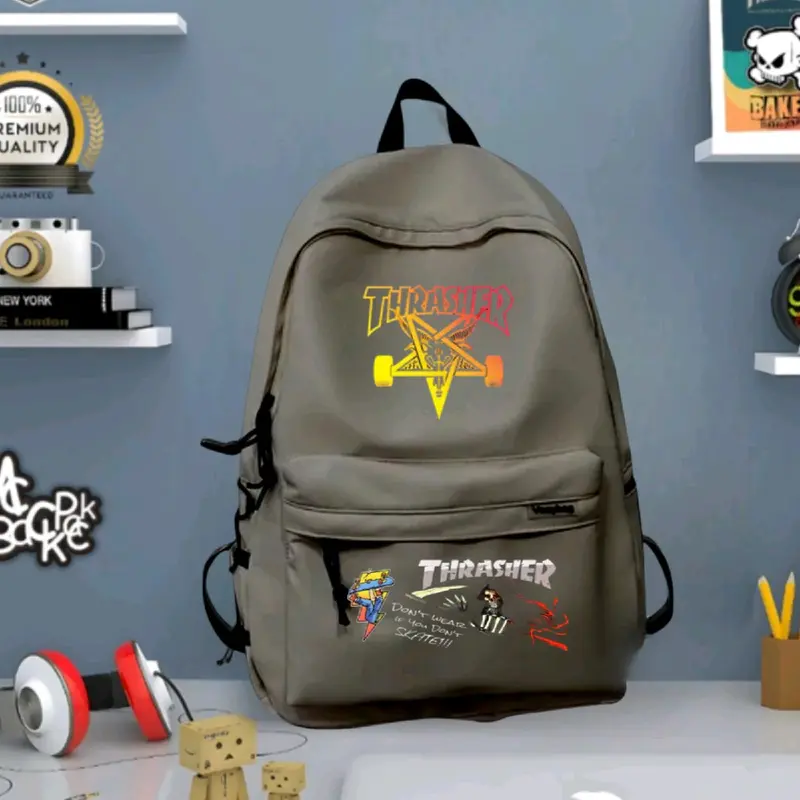 Tas ransel sekolah traser tas ransel gendong +kain cover tas termurah kekinian terbaru Kanvas 2