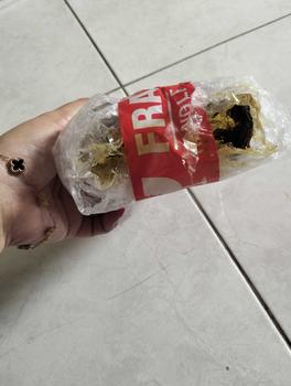 Product Review of CHOCOLATE DUBAI CRISPI KUNAFE HOME MADE COKLAT DUBAI SIZE BESAR 230gr Cokelat Snacks from V**🌺 1