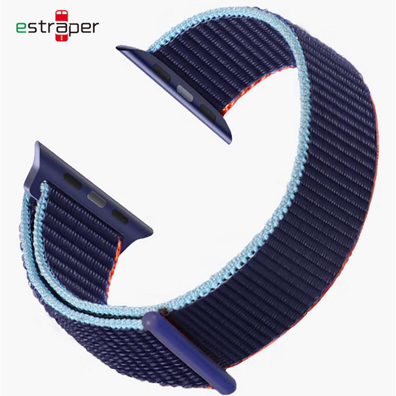 Dây Đeo Đồng Hồ Thời Trang Bằng Nylon Dệt Cho Apple Watch Ultra SE Series 11 2…