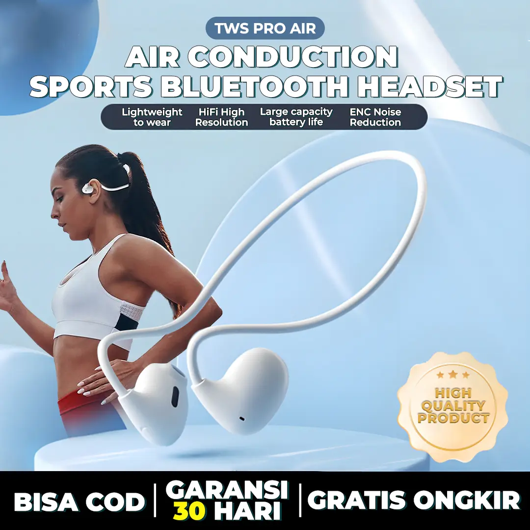 Matei COD Ear Sport Headset Bluetooth 5.3 Air Bone Conduction IPX5 Pro Air