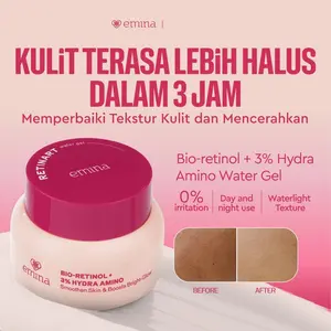 Emina Water Bio-Retinol Gel Moisturizer 30g | Moisturizer Anti  Penuaan, Memperbaiki Tekstur Kulit