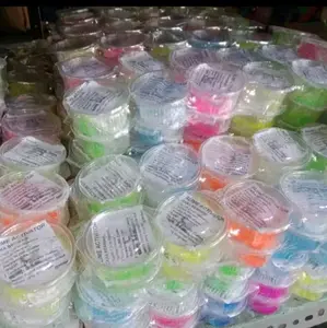 Mainan Edukasi Anak Slime Anti Lengket 1 Pak 10 Pcs  untuk Membuat Slime Sendiri Tidak Lengket