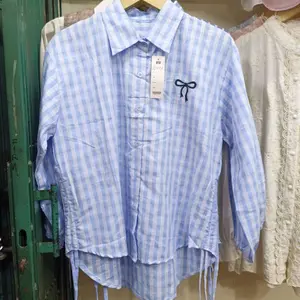 kemeja wanita salur terbaru