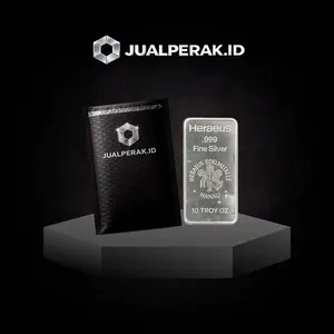 Heraeus 999% Perak Batangan 311 G Gram / Heraeus 999% Silver Bar 10 OZ Ounce