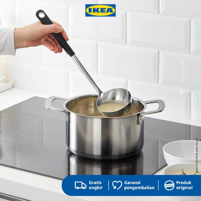 Gambar IKEA 365+ HJALTE Sendok Sup Stainless Steel 34cm   Kitchenware dari IKEA Indonesia Kota Administrasi Jakarta Timur Tokopedia