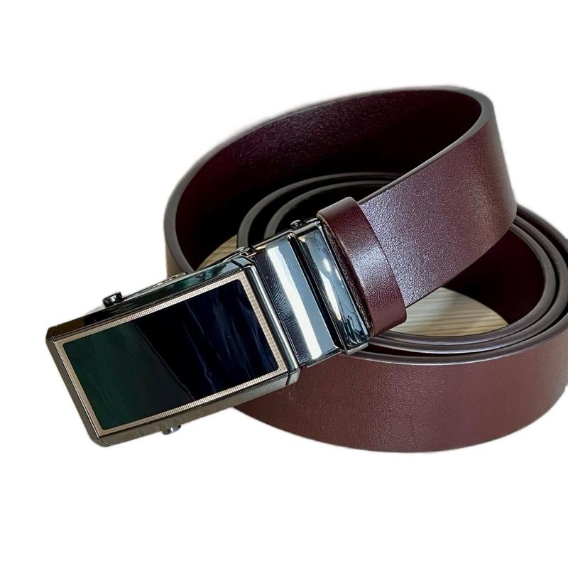 Dây Bo Cạnh Nhẵn Khoá Con Lăn thắt lưng nam da bò một lớp dây bo cạnh nhẵn bản ngang 3,5cm dài 120cm Nam MS5