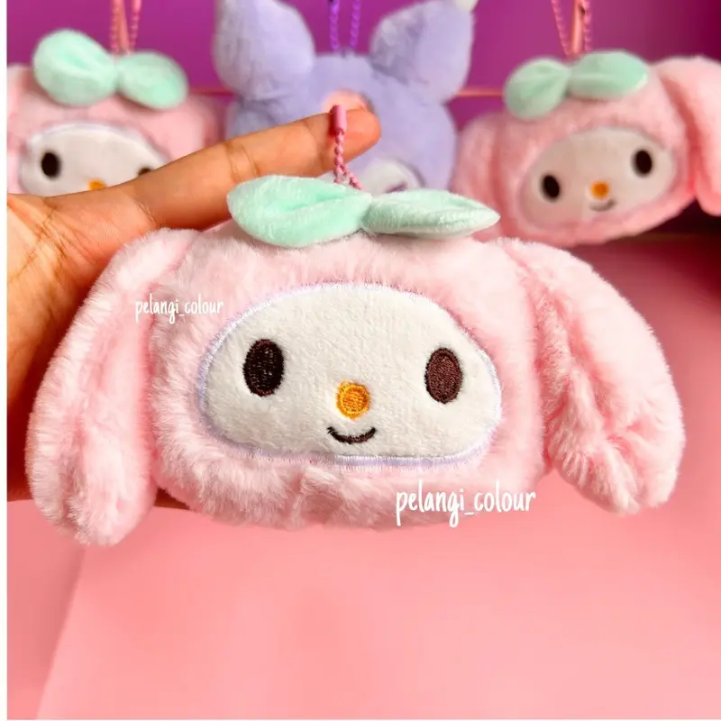 Gantungan Kunci Boneka Melody / Ganci Boneka Kuromi 1