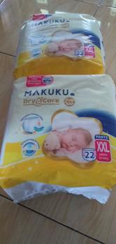 Product Review of [2 BALL] Makuku Dry Care SAP Diapers Tape/Pants NB-S38/M30/L28/XL24/XXL22| Popok Bayi Tipis Cepat Kering Pampers Anti Gumpal Tipe Perekat dan Celana Anti Ruam from Z**a Z**a 0