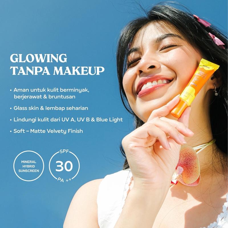 [NEW SIZE!] AZLOE TINTED SUNSCREEN HYBRID KULIT BERMINYAK BERJERAWAT [AZLOE TELAH UJI SPF] D 5