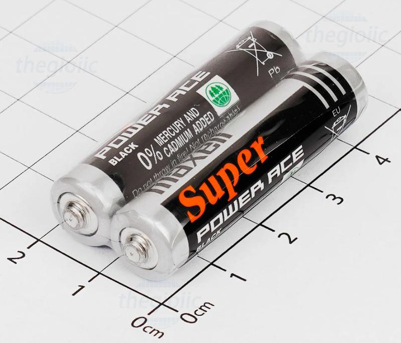 Maxell Pin 3A/AAA , Pin Tiểu Nhỏ, Dùng Cho Remote Máy Lạnh, TV,... 1.5V
