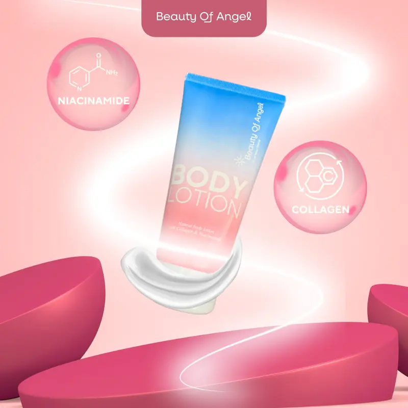 [ BISA COD ] PAKET HEMAT BODY LOTION + GLOW SOAP 40G Beauty Of Angel Pencerah Kulit Perawatan Tubuh Mencerahkan Dan Melembabkan, Sabun Antiseptik Dengan Collagen, DNA Salmon, Retinol & Niacinamide Beauty Of Angel Sabun Batang Dan Body Lotion 5