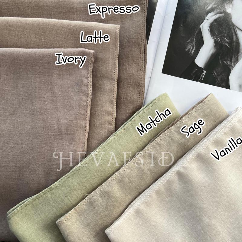 Heva - Pashmina Shawl Arabian Voile Jilbab Voal Muslim Cantik 7