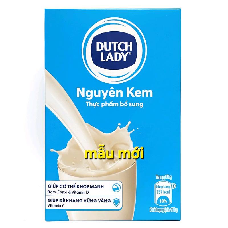 Dutch Lady Sữa Bột Cô Gái Hà Lan Nguyên Kem Hộp Giấy 400g 100% SỮA BỘT
