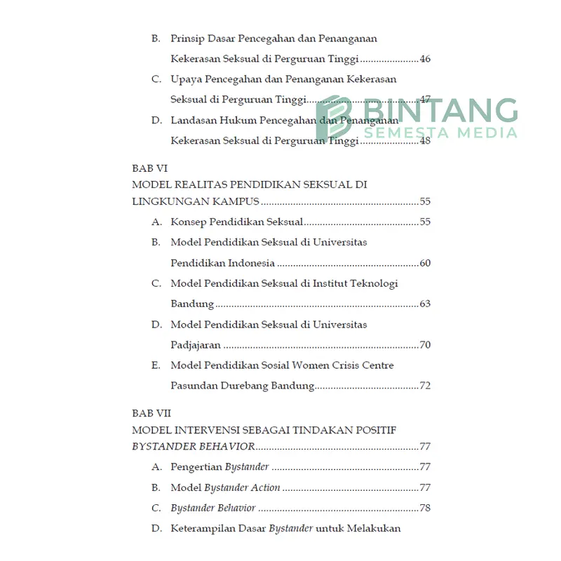 Bystander Education : Pilar Pencegahan Kekerasan Seksual di Kampus - Prof. Dr. Siti Nurbayani, M.Si., Sri Wahyuni, S.Pd., M.A. 5