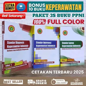 PPNI PAKET 3S BUKU PPNI Keperawatan 100% WARNA PENUH Standar Diagnosis Keperawatan Indonesia Edisi 1 Cetakan III Revisi